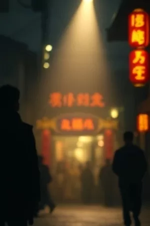 竖版主视觉海报，深青色夜色中的城市天际线与一扇亮灯的窗