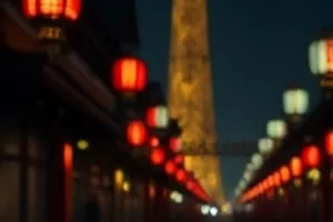 《雾中灯塔》横版剧照，海雾笼罩下的白色灯塔剪影